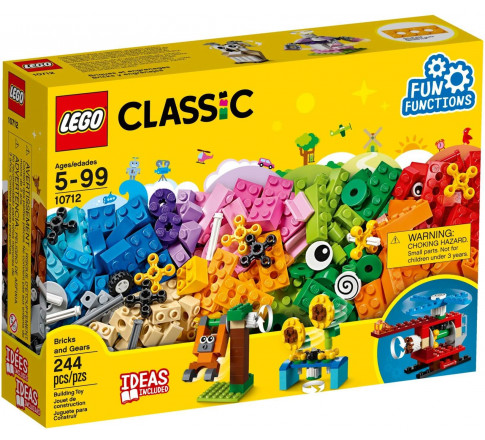 Đồ Chơi Lego Classic 10712 - Bộ Xếp Hình Xoay 244 Mảnh Ghép (Lego Classic  10712 Bricks