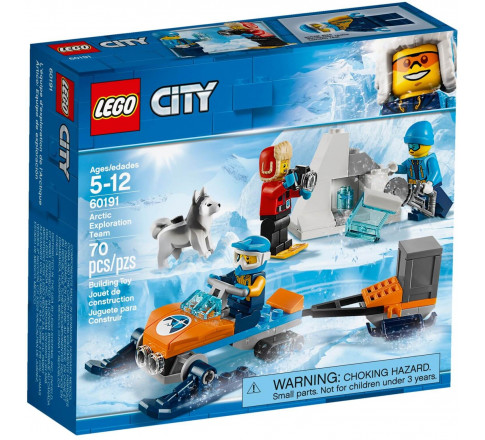 Đồ Chơi Lego City 60191 - Biệt Đội Thám Hiểm Bắc Cực (Lego 60191 Arctic  Exploration Team)