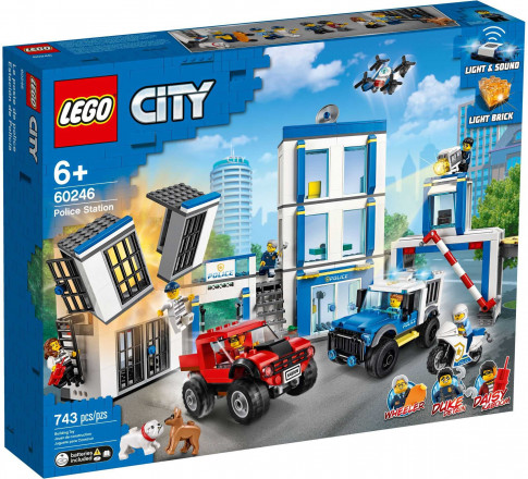 Đồ Chơi LEGO City 60246 - Trạm Cảnh Sát (LEGO 60246 Police Station)