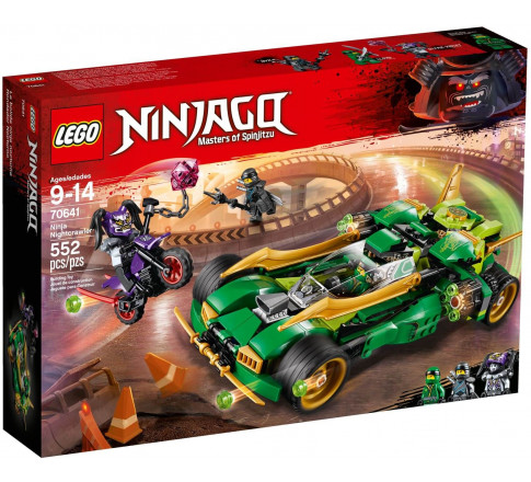 Đồ Chơi Lego Ninjago 70641 - Xe Đua Bóng Đêm Của Ninja (Lego Ninjago 70641  Ninja Nightcrawler)