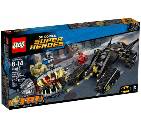 LEGO DC Comics Super Heroes 76055 - Xe Tăng Batman đại chiến Killer Croc