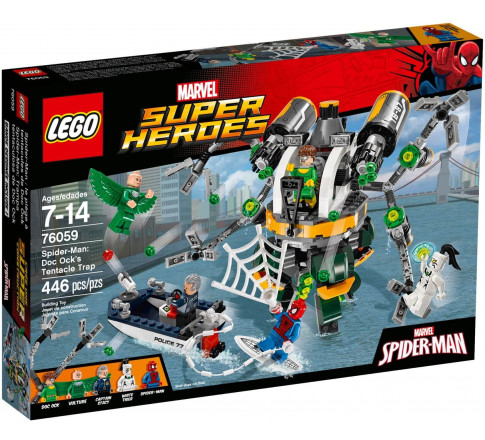 Đồ Chơi LEGO Marvel Super Heroes 76059 - Spider-Man: Robot Bạch Tuột Khổng  Lồ của Doc