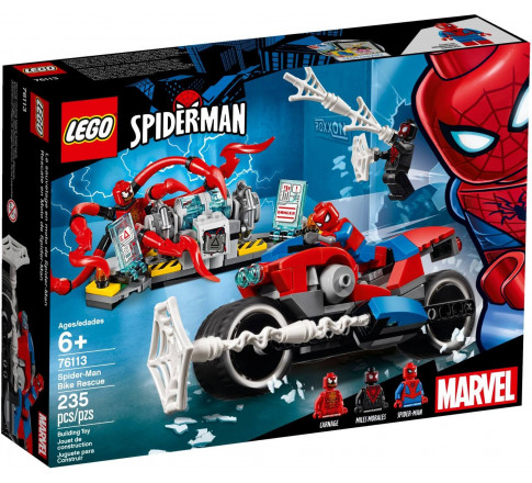 Đồ Chơi LEGO Super Heroes 76113 - Siêu Xe Mô Tô Spider-Man (LEGO 76113  Spider-Man