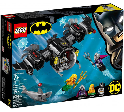 Đồ Chơi LEGO Super Heroes 76116 - Tàu Ngầm Batman và Aquaman (LEGO 76116  Batman Batsub and