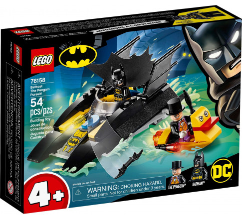 Đồ Chơi LEGO Super Heroes DC 76158 - Thuyền của Batman (LEGO 76158 Penguin  Pursuit)