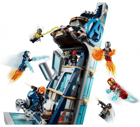 Đồ Chơi Lego Super Heroes Marvel 76166 - Tòa Tháp Avengers (Lego 76166  Avengers Tower Battle)
