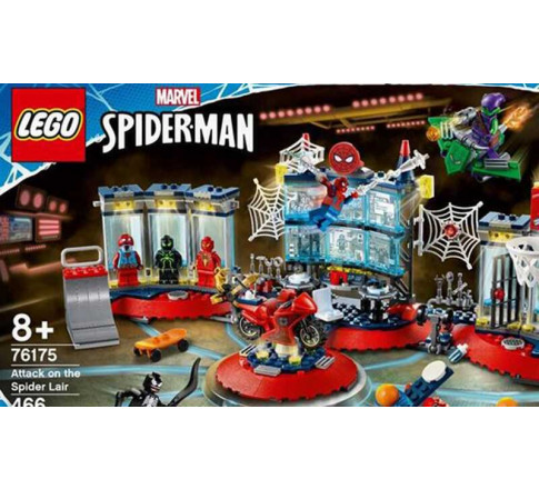 Đồ Chơi LEGO Super Heroes Marvel 76175 - Căn cứ Người Nhện Spider-Man (LEGO  76175 Attack