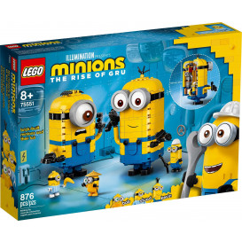Đồ Chơi LEGO Minions 75551 - Mô Hình Minion Vui Nhộn (LEGO 75551 Brick-Built Minions and Their Lair)