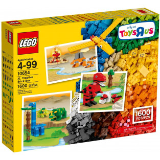 Đồ chơi lắp ráp LEGO Classic 10654 - Hộp Gạch Khổng Lồ 1600 Mảnh Ghép (LEGO Classic XL Creative Brick Box 10654)