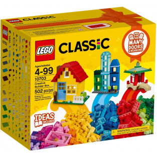 Đồ chơi lắp ráp LEGO Classic 10703 - Hộp Gạch LEGO Classic 502 Mảnh Ghép (LEGO 10703 Creative Builder Box)