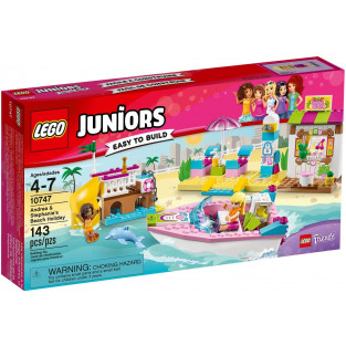 Đồ Chơi LEGO Juniors 10747 - Du Thuyền Bãi Biển của Andrea và Stephanie (LEGO 10747 Andrea & Stephanie's Beach Holiday)