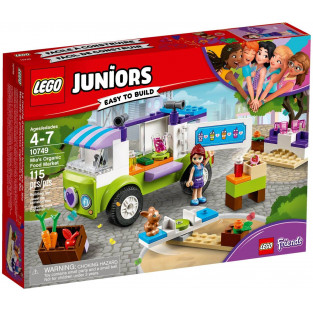 Đồ Chơi LEGO Juniors 10749 - Xe bán Hoa quả của Mia (LEGO Juniors 10749 Mia's Organic Food Market)