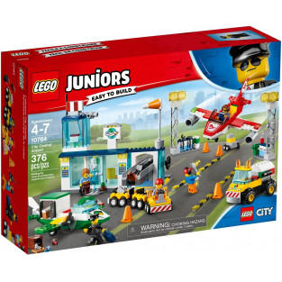 Đồ Chơi LEGO Juniors 10764 - Sân Bay Trung Tâm Thành Phố (LEGO 10764 City Central Airport)