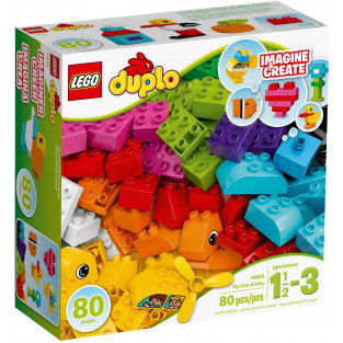 Đồ chơi lắp ráp LEGO DUPLO 10848 - Mô Hình Đầu Tiên của Bé (LEGO 10848 My First Bricks)