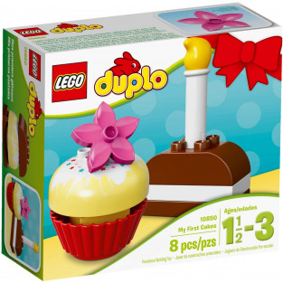 Đồ chơi lắp ráp LEGO DUPLO 10850 - Mô Hình Bánh Kem (LEGO 10850 My First Cakes)
