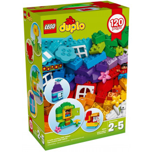 Đồ chơi lắp ráp LEGO DUPLO 10854 - Thùng Gạch LEGO DUPLO 120 Mảnh Ghép (LEGO 10854 LEGO DUPLO Creative Box)