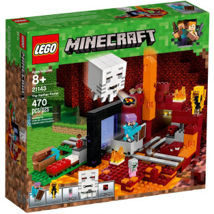 Đồ Chơi LEGO Minecraft 21143 - Cánh Cổng Địa Ngục (LEGO Minecraft 21143 The Nether Portal)
