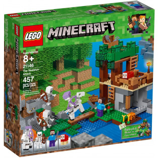 Đồ Chơi LEGO Minecraft 21146 - Người Xương tấn công Pháo Đài của Steve (LEGO The Skeleton Attack)