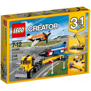 Mô Hình Lắp Ráp LEGO Creator 31060 - Xe Tải chở Máy Bay Biểu Diễn (LEGO Creator Airshow Aces 31060)