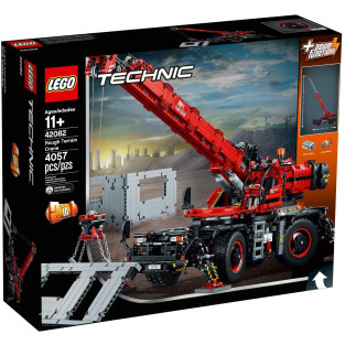 Mô Hình LEGO TECHNIC 42082 - Xe Cẩu Hạng Nặng gắn Động Cơ (LEGO Rough Terrain Crane)