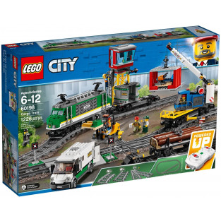 Đồ Chơi LEGO City 60198 - Xe Lửa chở hàng Điều Khiển Từ Xa (LEGO 60198 Cargo Train)