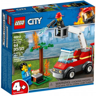 Đồ Chơi LEGO City 60212 - Xe Tải Cứu Hỏa (LEGO 60212 Barbecue Burn Out)
