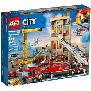 Đồ Chơi LEGO City 60216 - Trạm Cứu Hỏa Lớn (LEGO 60216 Downtown Fire Brigade)