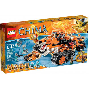 Đồ chơi lắp ráp Xe tăng Hổ khổng lồ (LEGO Chima Tiger's Mobile Command 70224)