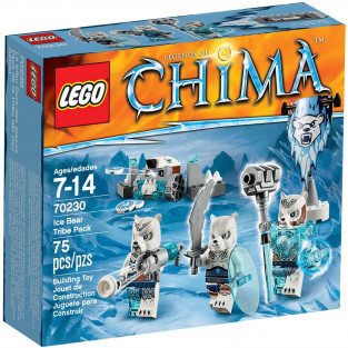 Đồ chơi lắp ráp Bộ tộc Gấu Băng Giá (LEGO Chima Ice Bear Tribe Pack 70230)