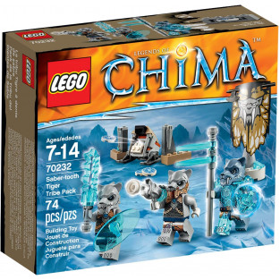 Đồ chơi lắp ráp Bộ tộc Báo Nanh Kiếm (LEGO Chima Saber-tooth Tiger Tribe Pack 70232)