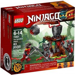Đồ chơi lắp ráp LEGO Ninjago 70621 - Ninja Kai vs. các chiến binh Vermillion (LEGO 70621 The Vermillion Attack)