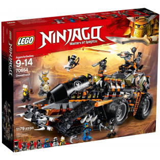 Đồ Chơi LEGO Ninjago 70654 - Pháo Đài Di Động Dieselnaut (LEGO Ninjago 70654 Dieselnaut)