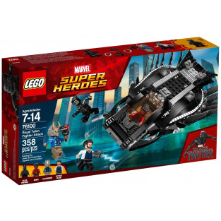 Đồ Chơi LEGO Marvel Super Heroes 76100 - Phi Thuyền Báo Đen (LEGO Marvel Super Heroes 76100 Royal Talon Fighter Attack)