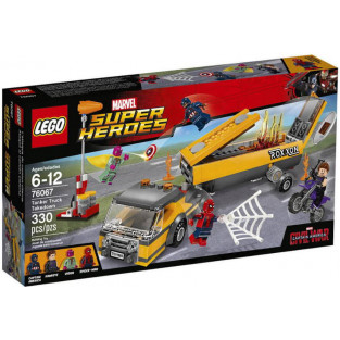 Đồ Chơi LEGO Marvel Super Heroes 76067 - Spider-Man đại chiến Captain America (LEGO Marvel Super Heroes Tanker Truck Takedown 76067)